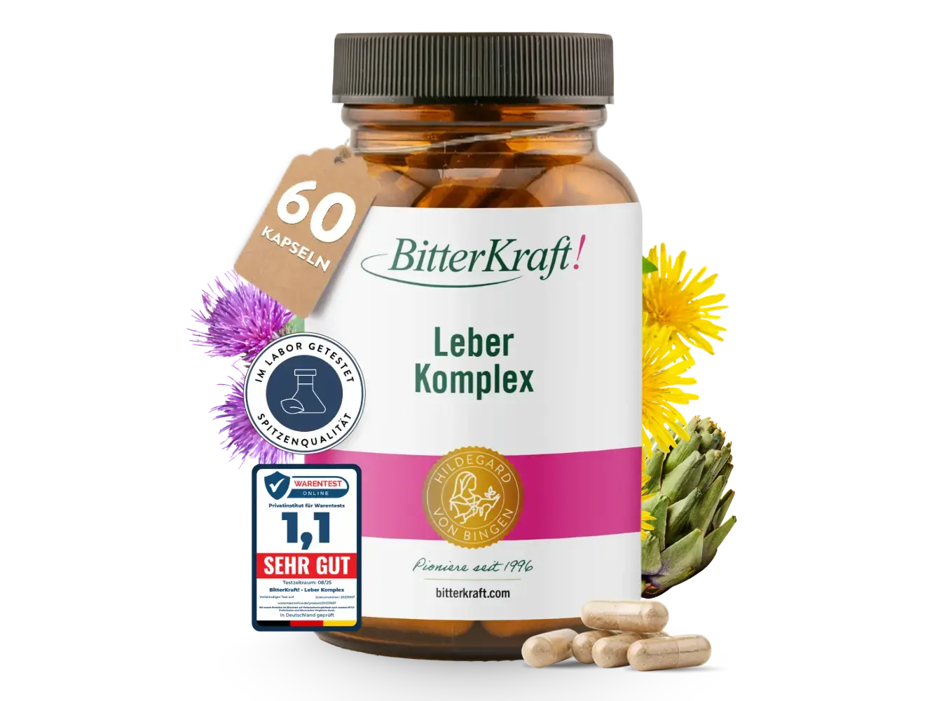 BitterKraft! Leber-Komplex (60 Kapseln)