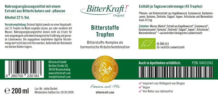 BitterKraft! Gocce originali (BIO) 200 ml