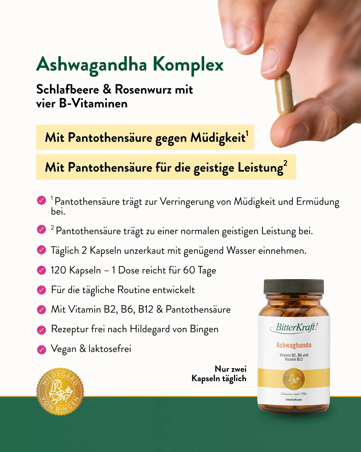Bitterkraft Ashwagandha