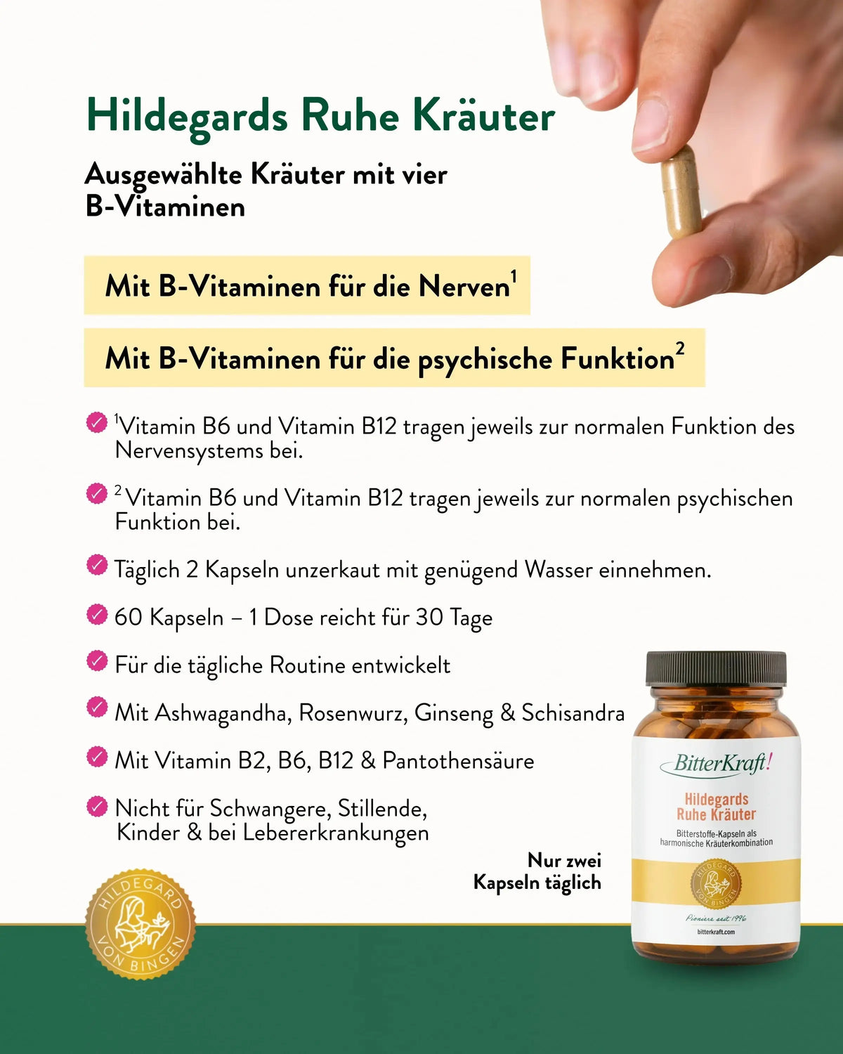 Le erbe rilassanti di Hildegard