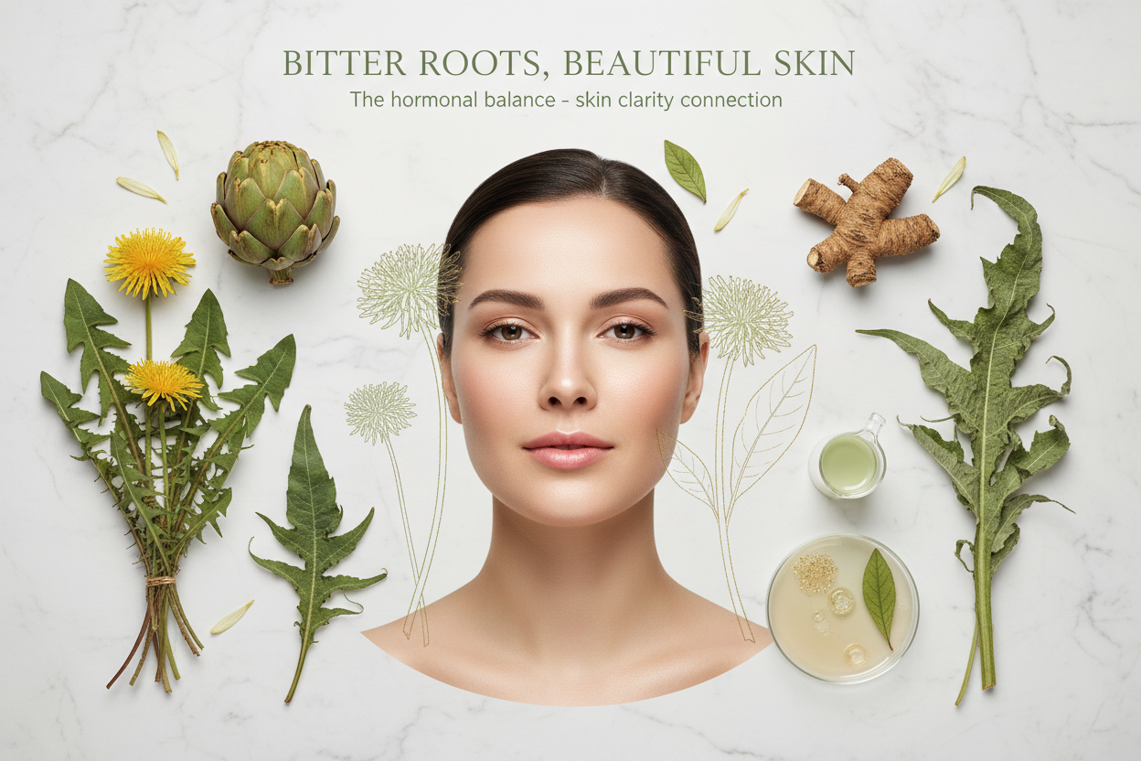 Akne im Erwachsenenalter: Warum Bitterstoffe hormonelle Hautprobleme begleiten können - Bitterkraft