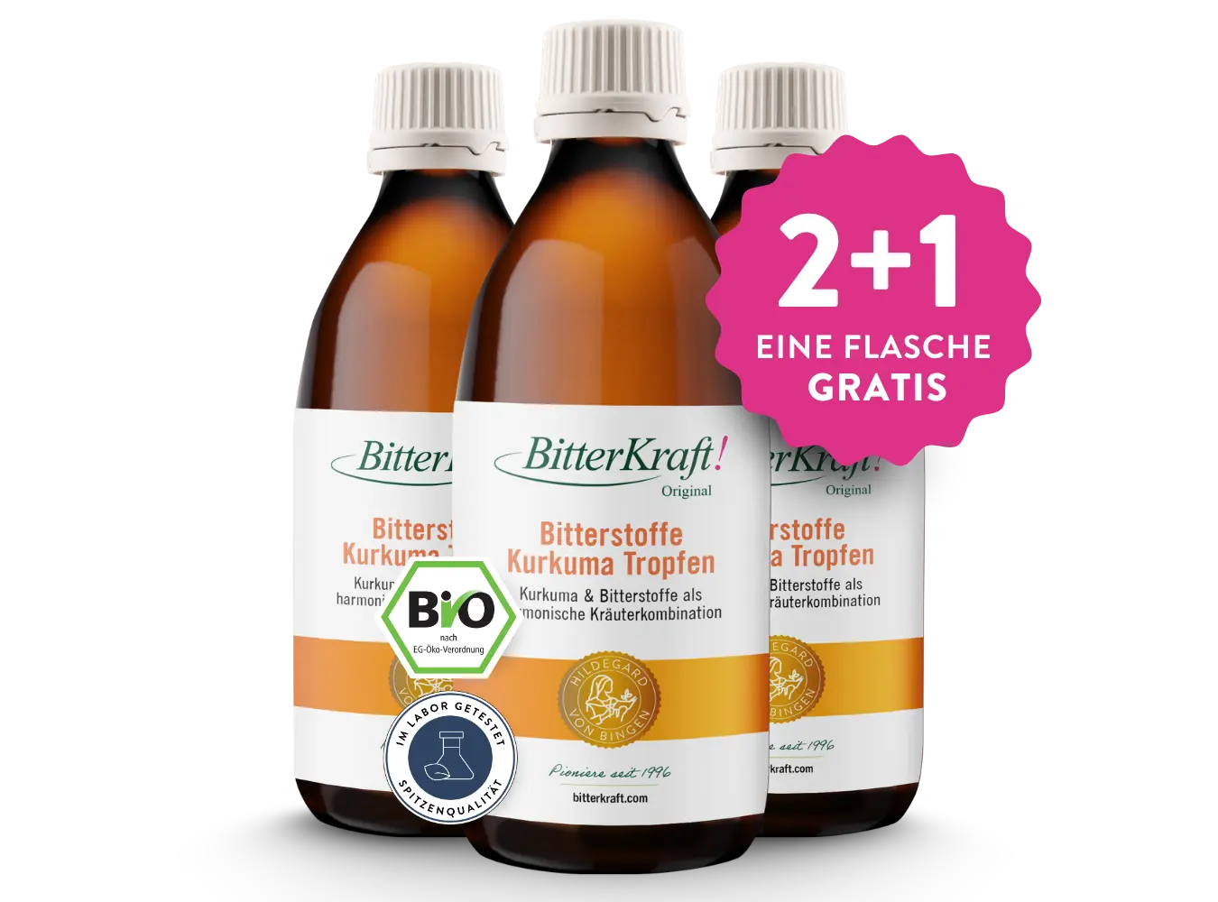 BitterKraft! Original Kurkuma Tropfen (BIO) 200ml