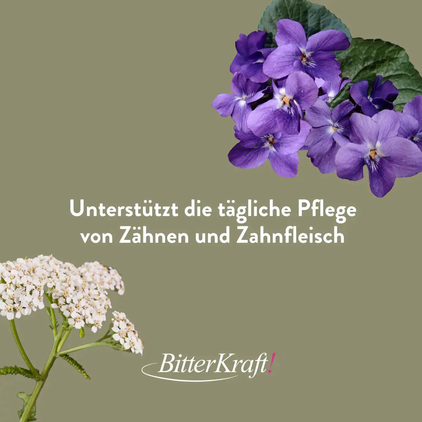 Mundhygiene mit Mundziehöl, Zahncreme und Bambus-Zahnbürste