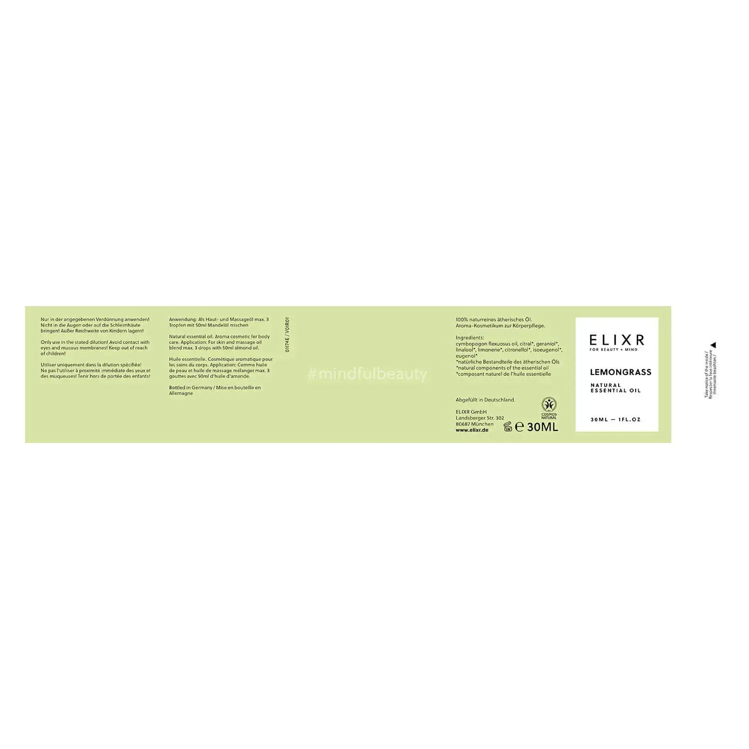 ELIXR Zitronengrasöl 10ml